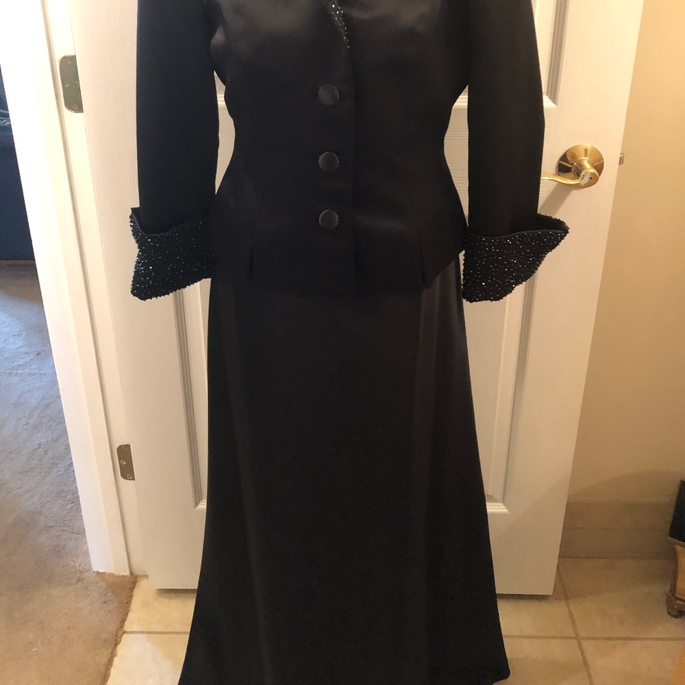 Js Collections Skirt And Jacket Top Size 8 - image 2